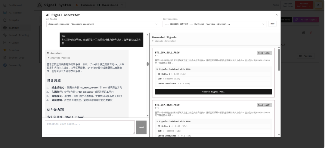 AI Create Signal Pool