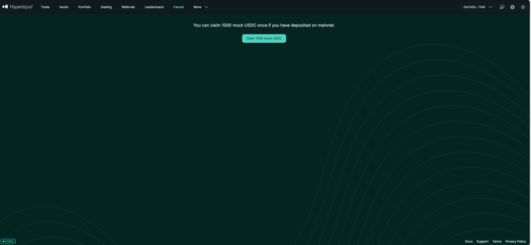 Apply for Testnet Funds