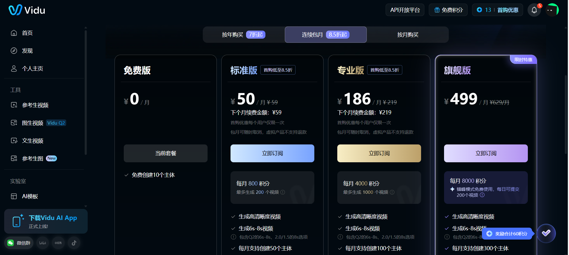 Vidu定价