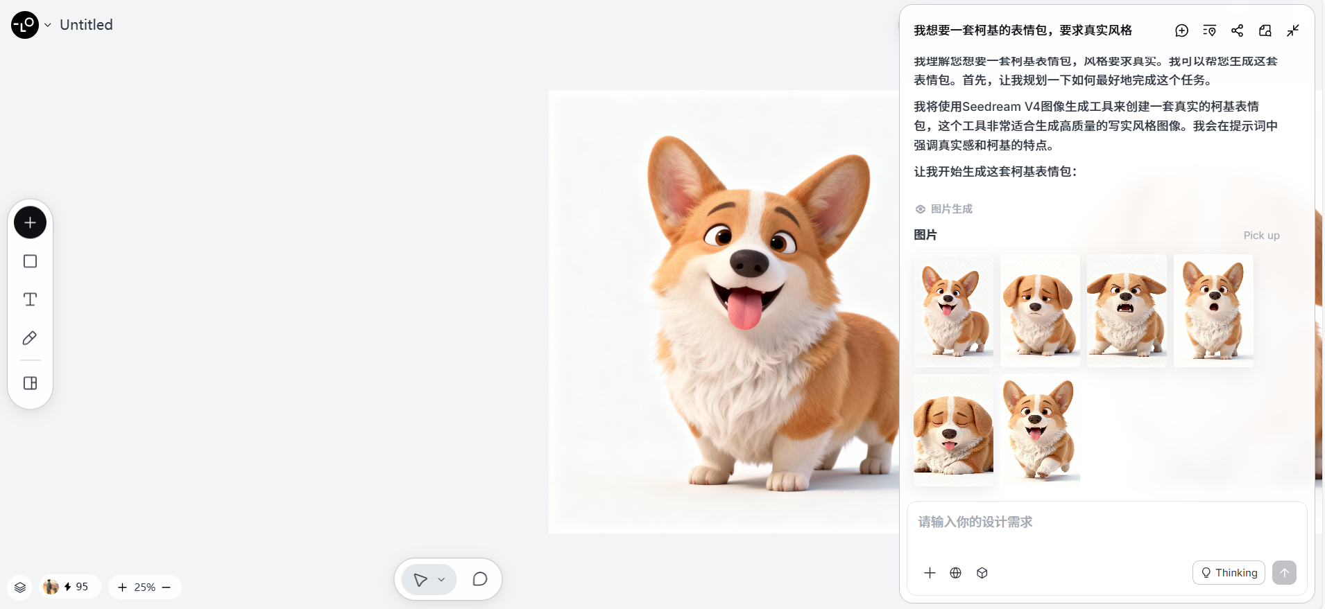 Lovart柯基表情包